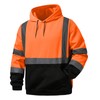 SKSAFETY Hi Vis Work Safety hoodie for Men - Class