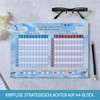 TOBJA Ships Sinking Game - A4 Pad with 50 Sheets:
