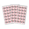 Birthday Stickers 70 Years | Pack of 54 | Stickers