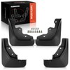 A-Premium Set of 4PCS Mud Flaps Splash Guards Mudguards Mudflaps