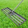 FAHKNS 30 Lawn Leveling Rake, Yard Leveling Tool with Extended