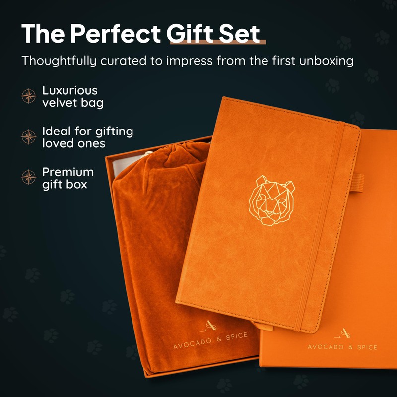 A5 Notebook by Avocado and Spice® with Gift Box &