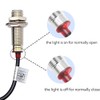 Haldzemo Hall Effect Sensor NJK-5002D NPN NC Detection Approach Switch