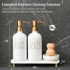 MOMEEMO Gold Soap Dispenser Set Comes with Stainless Steel Pumps,