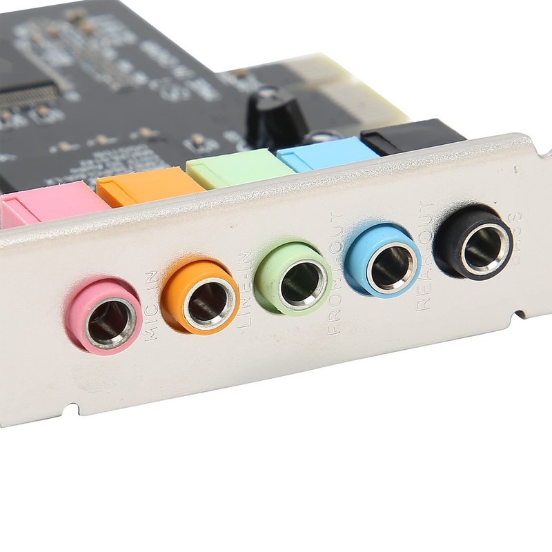 PCIE Sound Card, 6 Channel Surround Sound Computer Sound Card