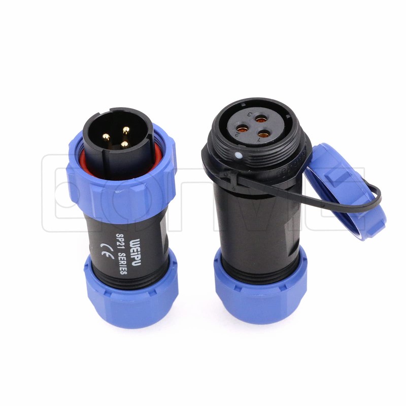 Eonvic Weipu SP21 2-12 Pin Male Waterproof Connector Plug Female
