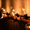 Konictom ST38 Edison Replacement Light Bulbs, 7W Clear Glass String