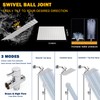 NearMoon Shower Head with Hose, High Pressure Stainless Steel Rain