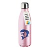 Huuraa Water Bottle Shark Comic Gift 500 ml Pink Stainless