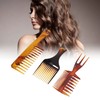 Brrnoo Set of 3 Professional Hairdressing Combs Afro Comb Straight