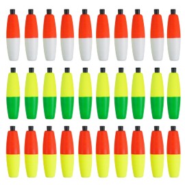 OROOTL Peg Floats Fishing Bobbers Catfish Rig Float Foam Cigar Fishing Float Bobbers Slip Fishing Cork Bobbers with Pipe Plug for Catfish Santee Rig Freshwater Saltwater Fishing