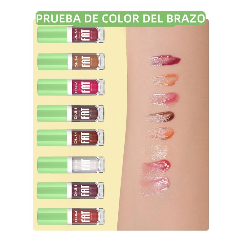 Set De 8 Aceites Para Labios Lip Glow Oil Gloss
