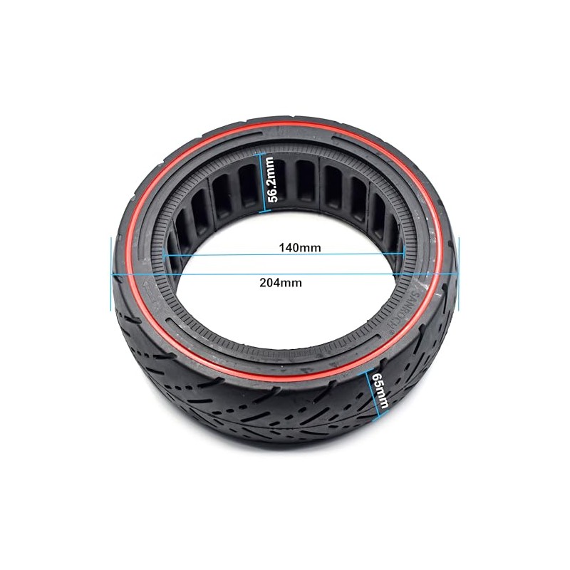 myBESTscooter - 8.5 x 2.5 Inch Solid Tyre Wheel For