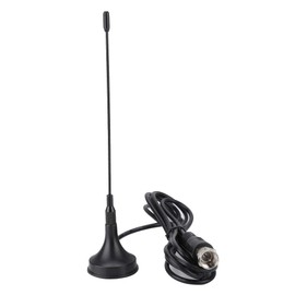 1.5m 12cm Rod Suction Cup Antenna - Wireless TV Antenna for Indoor Use, All-Metal Construction, Windproof & Rainproof Design