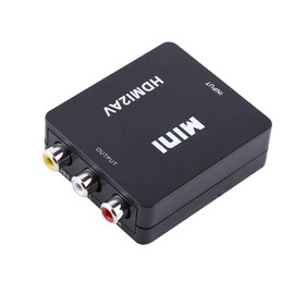 Mini Composite Mini HDMI2AV Digital HDMI to AV Video Converter Adapter 720p/1080p (Black)