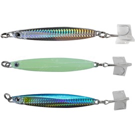 3pcs 3-color 5.25oz Colt Sniper jigs 150g coltsniper knife jig with a 3561D-DT MUSTAD Hook 3X Strong Forge High Carbon Steel Treble Hook