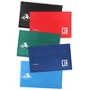 Legal Size Vinyl Document Folder with Clear Business Card Pocket,