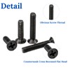 BRECAVE Laptop Screws Kit Black Laptop Notebook Computer Replacement Screws