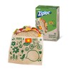 Ziploc Paper Sandwich and Snack Bags, Recyclable & Sealable with