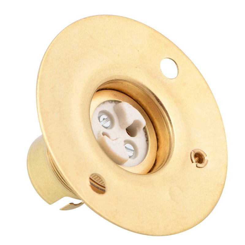 ElekTek Brass B22 Batten 67mm Base BC Bayonet Cap Lamp