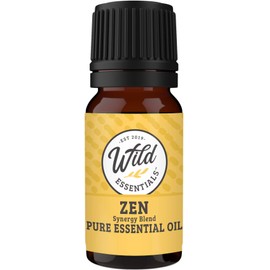 Wild Essentials 100% Pure Therapeutic Grade Zen Essential Oil Blend Combo for Aromatherapy Diffusers - 10ml - Calming, Meditative, Stress, Made in The USA