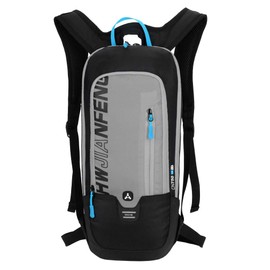 Mochila de Ciclismo Mochila de Bicicleta de montaña para Hombres, Mujeres, Viajes, Deportes al Aire Libre, Motocicleta, Andar en Bicicleta, Mochila de Nailon, Bolso, color gris