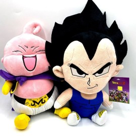 DBZ Dragon Ball Z Majin Boo Vegeta Plush Doll Set