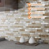 VAOVI Linear Mosaic Backsplash Peel and Stick Tile for Stove,Subway