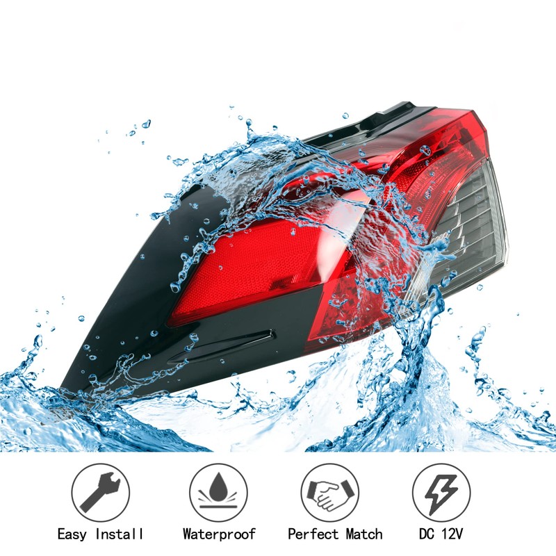 Rear LED Tail Light Assembly, Left Driver Side Outer Brake