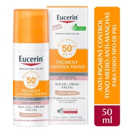 Eucerin Solar Pigment Control Color Tono Medio Fps50 X 50 Ml