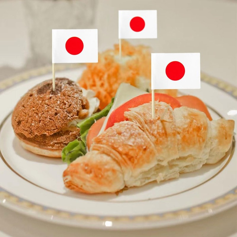 Japan Flag Japanese Flag, Small Mini Japan Toothpick Flags for