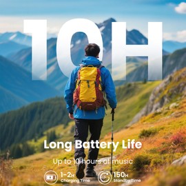 STAR4EVER Open-Ear Bluetooth Bone Conduction Sport Headphones Sweat Resistant Wireless Earphones Open Ear Earbuds Wireless Bluetooth Headset with Mic for Fitness Workouts Running,Built-in Mic, Blue