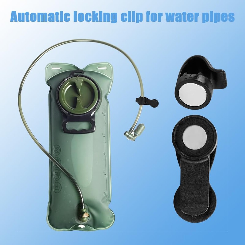 Bladder Clip, Water Tube Clip,Hydration Hose Magnetic Clip,Military Backpack Clip,Tactical