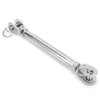 2pcs Jaw and Jaw Turnbuckle Stainless Steel Turnbuckle Rigging Screw