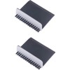 2 Pcs Black Kitchen Sink Squeegee Cleaner Countertop Brush Wiper