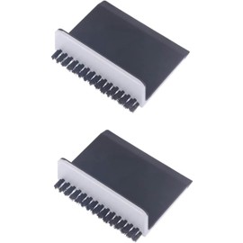 2 Pcs Black Kitchen Sink Squeegee Cleaner Countertop Brush Wiper Vegetable Cleaning Brush Wiper Home Kitchen Tool Fruit and Vegetable Cleaning Brushes Accessories