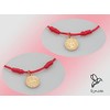 Synata Pulsera de 7 Nudos Pulsera Protección Buena Suerte Medalla