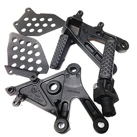 Motorcycles Footpegs Front Footrest Bracket for Honda CBR600RR CBR 600RR 2003-2006 2004 2005 Black