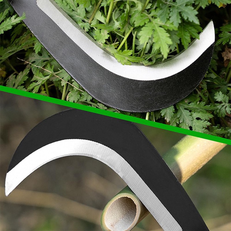 Sickle Garden Tool Machete for Yard Work and Cutting Trees