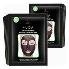 Mascarillas Facial Peel Off Carbón Activado Puntos 100pzs