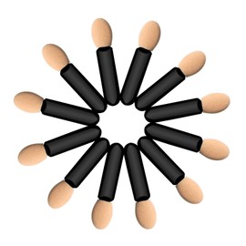 Disposable Eyeshadow Applicators,120 Pcs Eye Shadow Brushs Small Sponge Tip Eyeshadow Applicators Sticks 1.57Inch Mini Eye Makeup Brushes Short Eyeshadow Brushs for Makeup