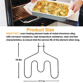 KTXzxdr WB44T10011 Baking Element Compatible with GE Range,Suitable for JBP,ECB,JCB,EER,Replacement AP2030997 PS249286 EAP249286 820921