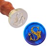 SWANGSA Initial Alphabet S Wax Seal Stamp Kit, Vintage Butterfly
