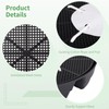 Homaisson 4 Pcs Self-Watering Plant Saucers, Indoor Auto Watering Fabric