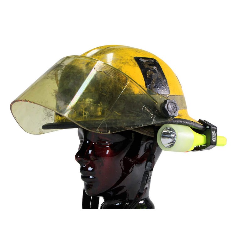 Blackjack Firefighter Helmet Aluminum Flashlight Holder (All in)