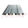 FixtureDisplays Double Sided Slatwall Aluminum Slatwall Panel Merchandising Slatwall Metal