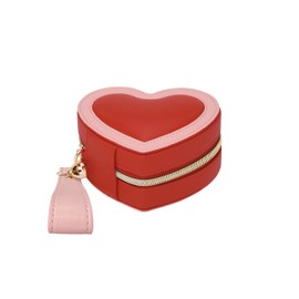 Stackers Red Heart Travel Jewellery Box