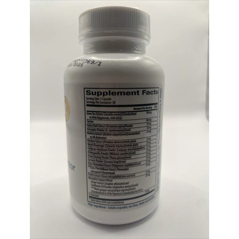 Longetivity Activator Zenith Labs Longevity Activator w/ Resveratrol Exp 10/2025