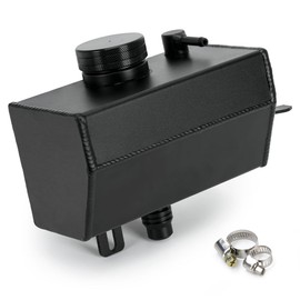 PQY Aluminium Coolant Reservoir Tank with Cap Replacement for Jeep Wrangler JL JLU 2018+& Gladiator JT 2020+ 2.0&3.6L Front Engine Coolant Expansion Tank 68364312AC