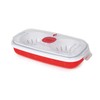 Snips Microwave Cookware Egg Poacher and Omelet Maker, Red